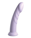 Dillio Platinum 8; Super Eight Silicone Dildo - Purple