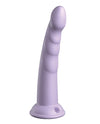 Dillio Platinum 7; Slim Seven Silicone Dildo - Purple