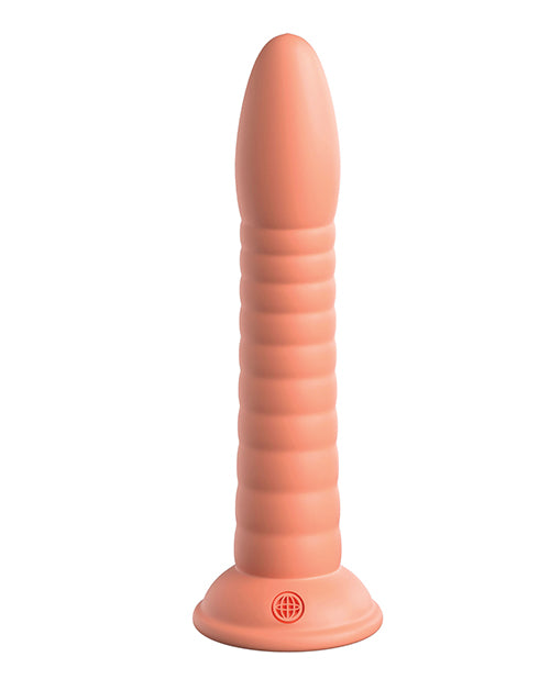 Dillio Platinum 7; Wild Thing Silicone Dildo - Peach