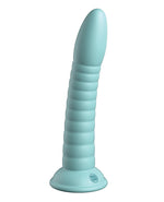 Dillio Platinum 7; Wild Thing Silicone Dildo - Teal