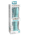 Dillio Platinum 7; Wild Thing Silicone Dildo - Teal