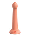 Dillio Platinum 6; Secret Explorer Silicone Dildo - Peach