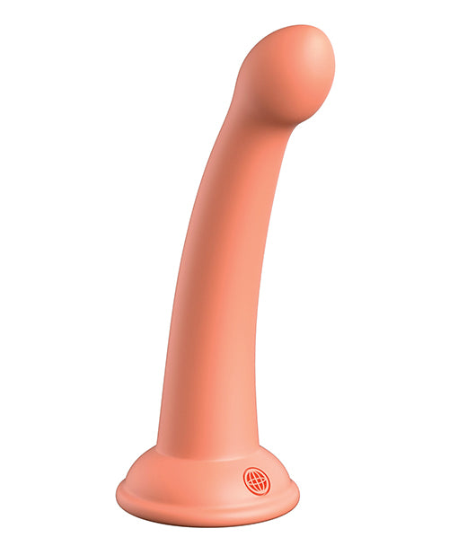 Dillio Platinum 6; Secret Explorer Silicone Dildo - Peach