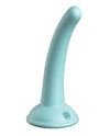 Dillio Platinum 5 & Curious Five Silicone Dildo - Teal