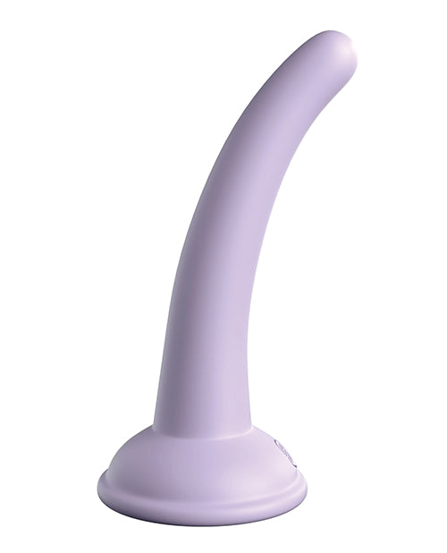 Dillio Platinum 5; Curious Five Silicone Dildo - Purple