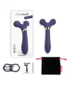 Love to Love Fireball Forked Vibrator - Midnight Indigo