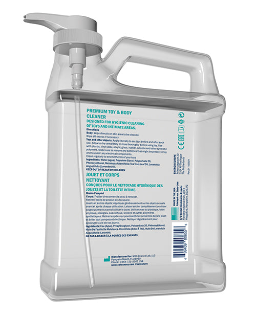 Swiss Navy Toy &amp; Body Cleaner - 1 gal Pump