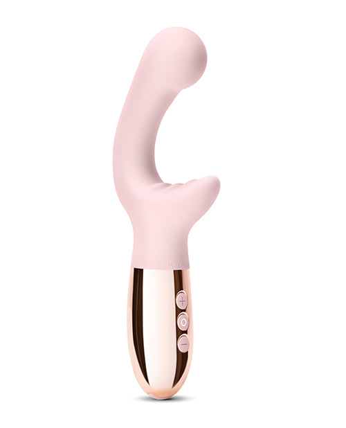 Le Wand XO Double Motor Wave Rechargeable Vibrator - Rose Gold