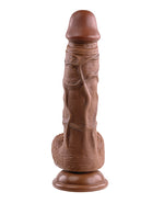 Evolved 8 Realistic Dildo w/Balls - Dark