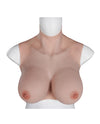 XX-DREAMSTOYS Ultra Realistic E Cup Breast Form Large - Ivory