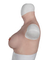 XX-DREAMSTOYS Ultra Realistic D Cup Breast Form Medium - Ivory