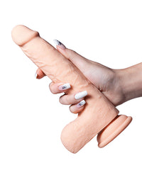 Luis App Controlled Realistic Thrusting Dildo Vibrator w/Clit Licker - Ivory
