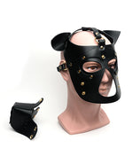 665 Bondage Pup Hood - O/S Black