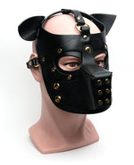 665 Bondage Pup Hood - O/S Black