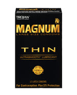 Trojan Magnum Thin Condom - Pack of 12