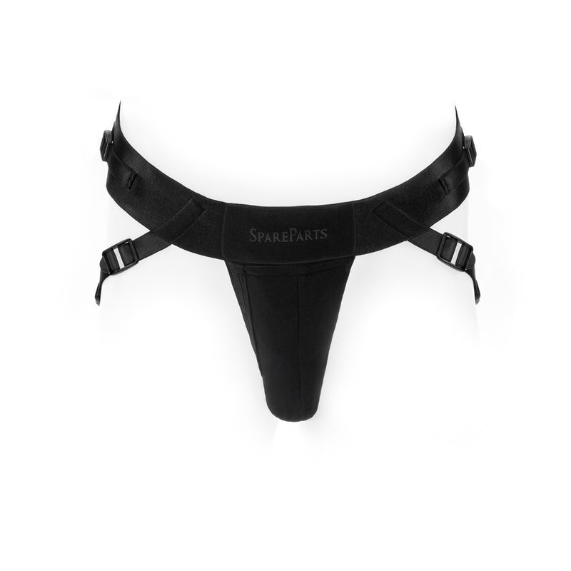 SpareParts Deuce Cover Undwr Harness Black (Double Strap) Size B Nylon