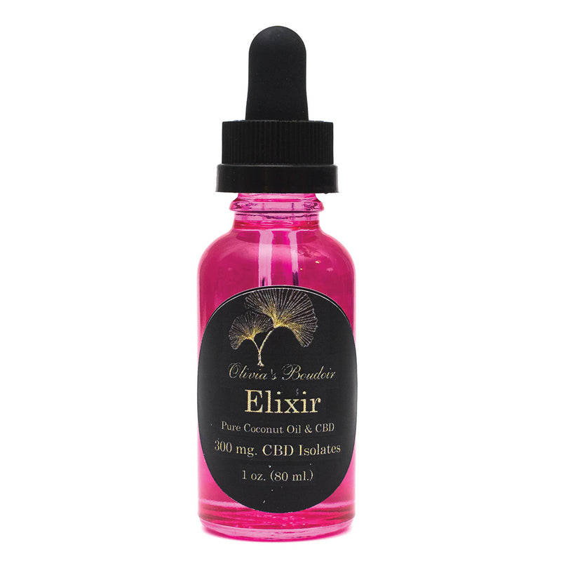 Olivia's Boudoir CBD Elixir tincture 300mg. - Unflavored