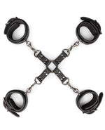 Easy Toys Hug Tie With Hand and Ankle Cuffs - Black