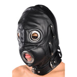 Total Lockdown Leather Hood - SmallMedium