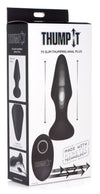 7X Slim Thumping Silicone Anal Plug