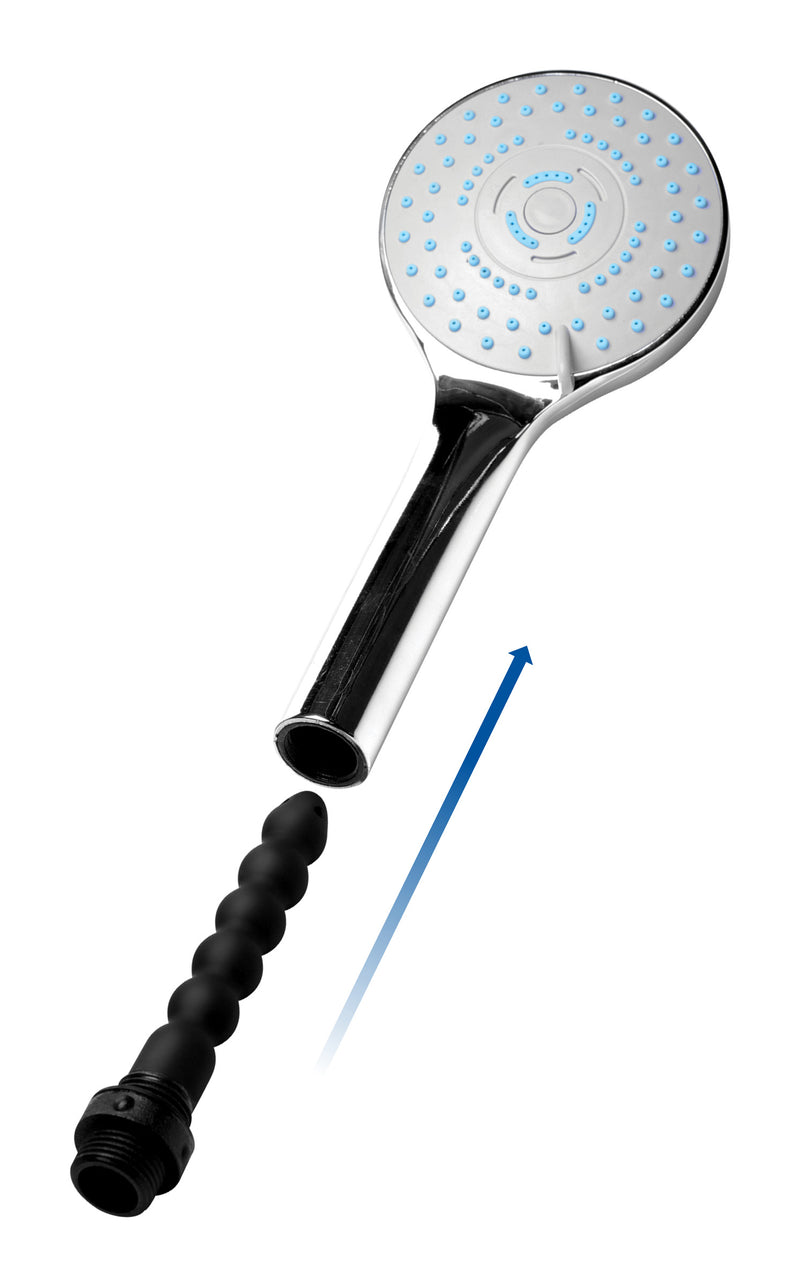 Shower Head with Silicone Enema Nozzle