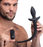 Remote Control Wagging and Vibrating Puppy Tail Anal Plug