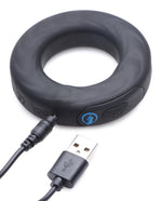 E-Stim Pro Silicone Vibrating Cock Ring - 1.5 Inch