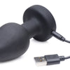 E-Stim Pro Silicone Vibrating Anal Plug with Remote Control