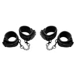 Kinky Comfort Wrist and Ankle Cuff Set