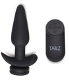 Small Vibrating Anal Plug with Interchangeable Fox Tail - White