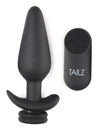 Large Vibrating Anal Plug with Interchangeable Bunny Tail - White