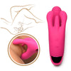 10X Triple Rabbit Silicone Vibrator - Pink