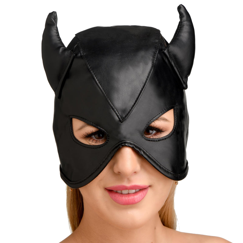 Fetish Hood with Horns