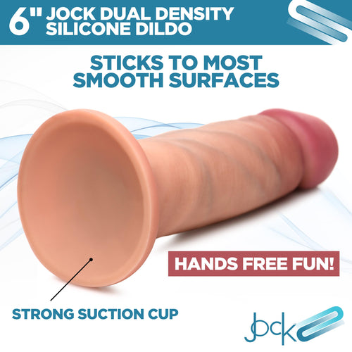 Ultra Realistic Dual Density Silicone Dildo - 6 Inch